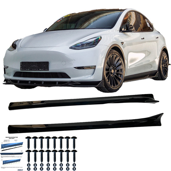Body Kit Gloss Black - TESLA Model Y 2020-2025