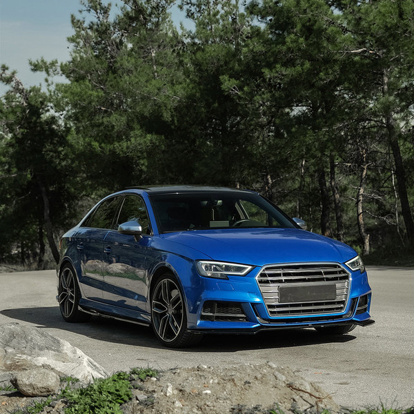 Body Kit Gloss Black - AUDI S3 Sedan 8V Facelift 2016-2019
