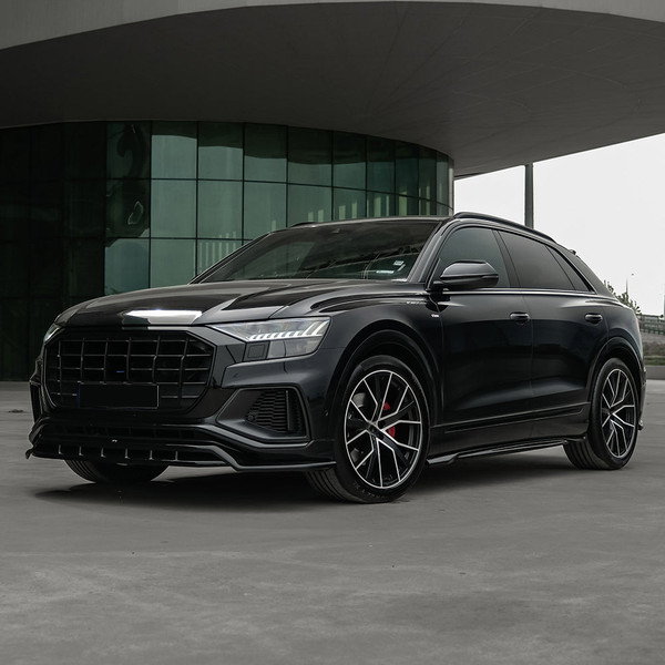 Front Splitter Gloss Black - AUDI SQ8 / Q8 S-Line MK1 2018-2023