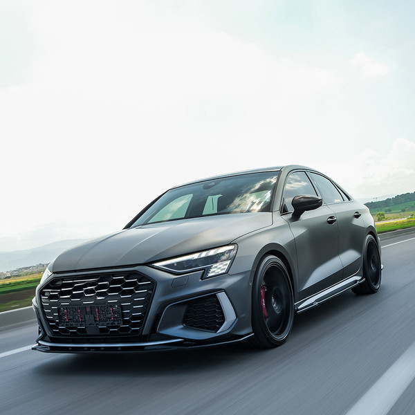 Side Skirts Gloss Black - AUDI S3 / A3 S-Line 8Y 2020-2024 / S3 / A3 S-Line 8Y Facelift 2025+