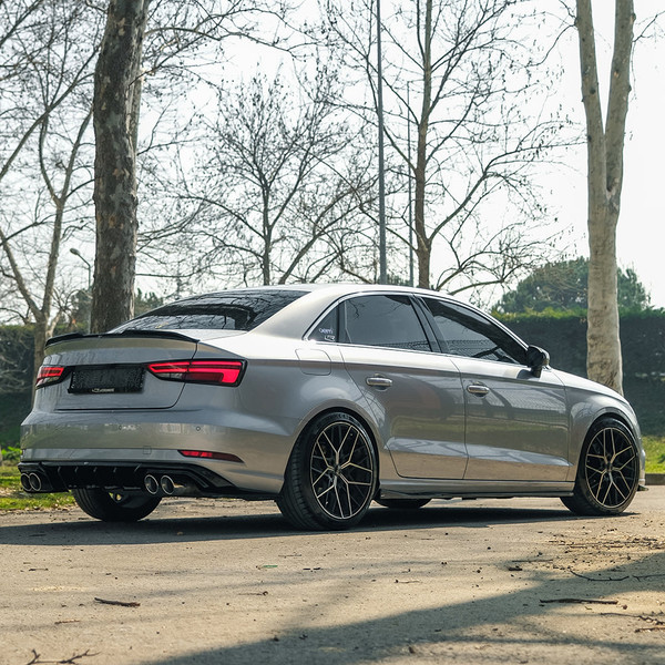 Roof Spoiler Gloss Black - AUDI A3 A3 S-Line S3 RS3 Sedan 8V / 8V Facelift 2013-2020