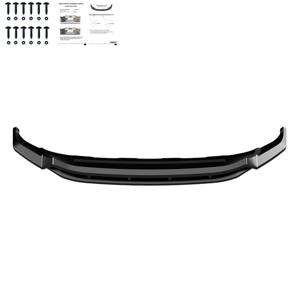 Front Splitter Gloss Black - VW VOLKSWAGEN Touareg MK3 R-Line 2018-2023