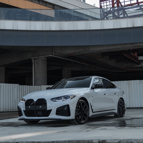 Front Splitter Gloss Black - BMW i4 / 4 Series M-Pack / M440i G26 Grand Coupe 2021+ without ABE TÜV