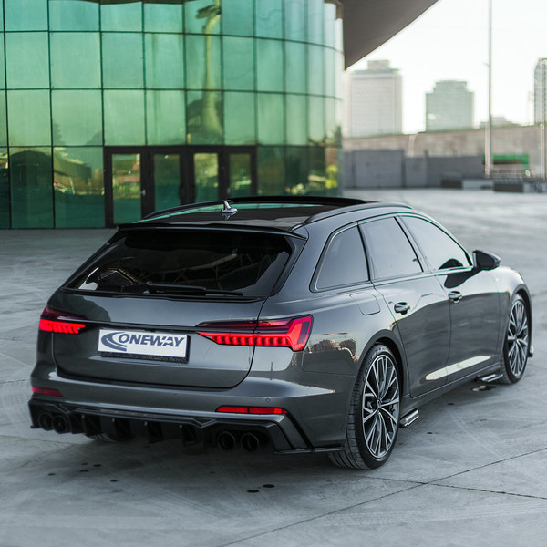 Trunk Spoiler Gloss Black - AUDI S6 C8 / C8 Facelift (Sedan-Avant) 2019+