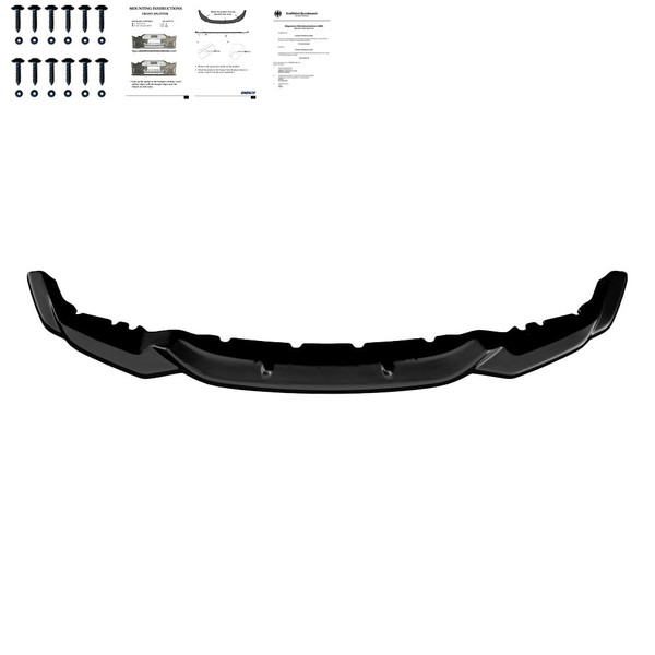 Front Splitter Gloss Black - BMW M2 Series F87 2016-2020 v2 with ABE TÜV
