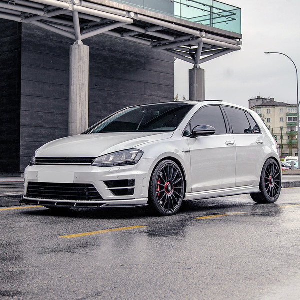 Side Skirts Gloss Black - VW VOLKSWAGEN Golf MK7 R 2013-2016