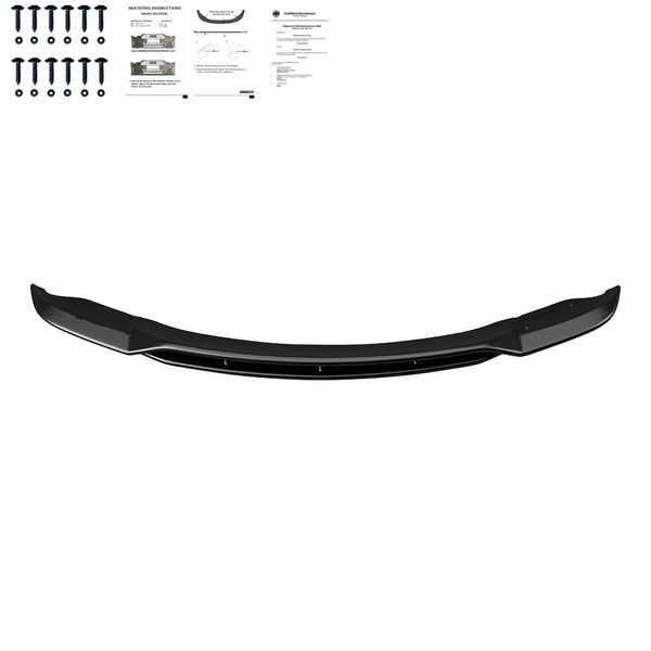 Front Splitter Gloss Black - BMW X5 M-Pack E70 Facelift 2010-2013 with ABE TÜV