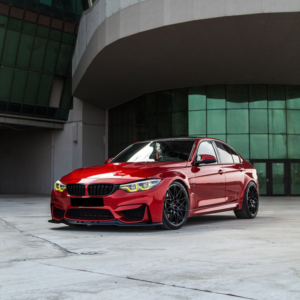 Front Splitter Gloss Black - BMW M3 Series F80 2014-2018 with ABE TÜV