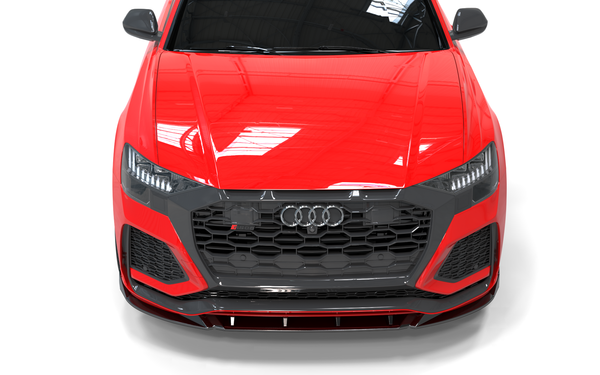 Front Lip Spoiler Gloss Black for Audi RSQ8
