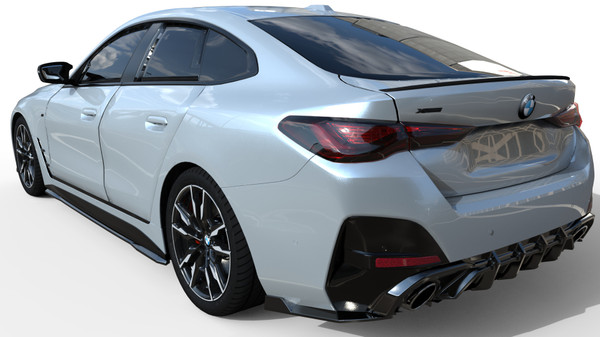 Rear Diffuser Gloss Black for BMW 4 Series G26 Gran Coupé