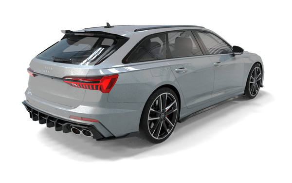 Trunk Spoiler Gloss Black for Audi S6 C8 / C8 Facelift Sedan & Avant
