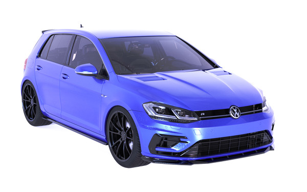 Side Skirts Gloss Black (2 pcs) for VW Golf Mk7.5 R