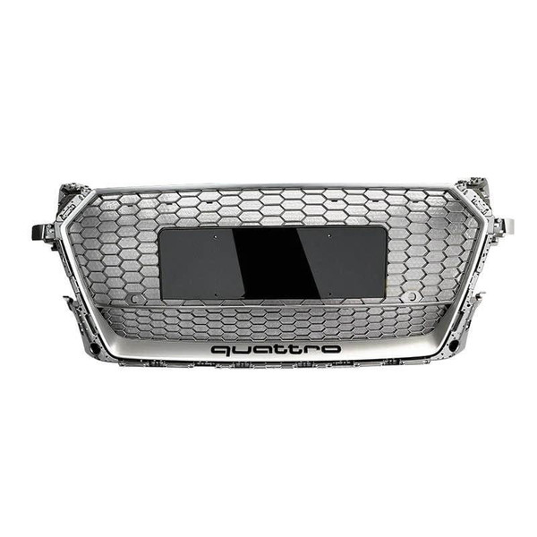 Audi TTRS Style Honeycomb Front Grille - Chrome | (2015-2018) MK3 TT/TTS