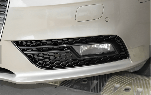 AUDI HONEYCOMB BLACK SIDE MESH FOG LIGHT GRILLES | (2013-2016) B8.5 A4 - EuroSport Tuning
