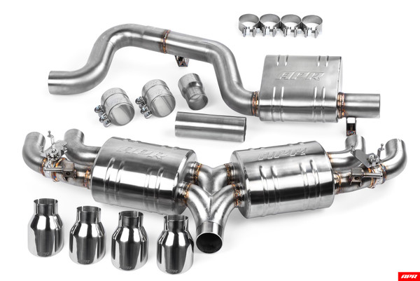 APR Mk7.5 Golf R Catback Exhaust without Valves & Rear Mufflers