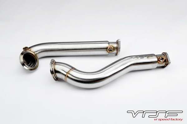 VRSF 3" Stainless Steel Catless Downpipes - RWD Ceramic 2008 - 2010 BMW 535i & 535xi E60 N54