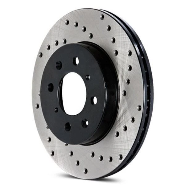 StopTech Cross Drilled Brake Rotor - Rear Left | 128.34145L