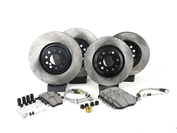 StopTech Sport Axle Pack Slotted Rotor; Rear | 977.34074R