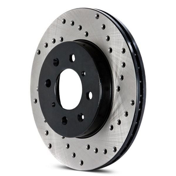 StopTech Cross Drilled Brake Rotor - Front Right | 128.35091R