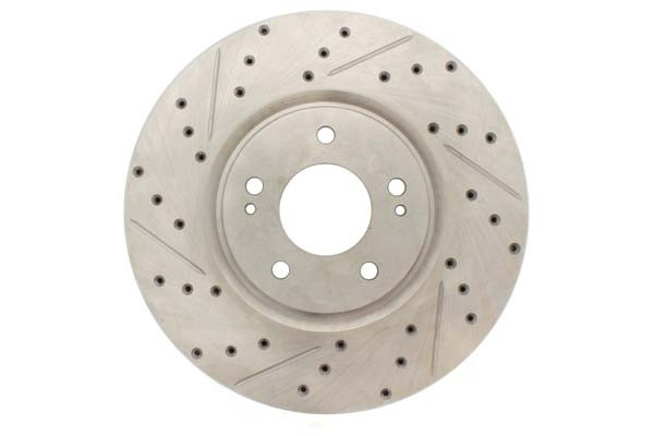 StopTech Select Sport Drilled and Slotted Brake Rotor; Front Right | 227.47018R