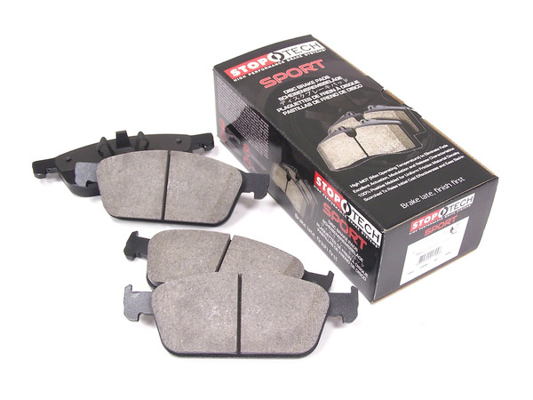 StopTech Sport Brake Pads with Shims and Hardware - Without Pad Wear Sensor