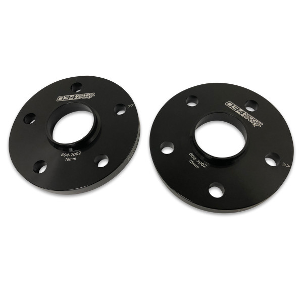 Wheel Spacer Pair, 15mm, Audi/Volkswagen 5x112mm with 57.1mm Center Bore