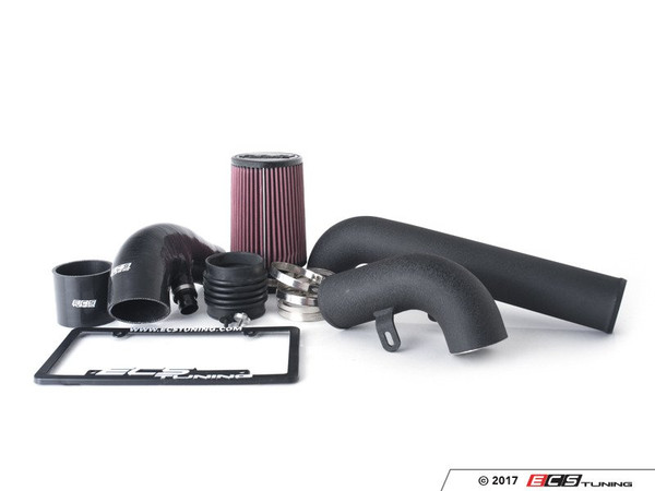 Luft-Technik Intake System - No Heat Shield - With Wrinkle Black Aluminum Tubes | ES3449429