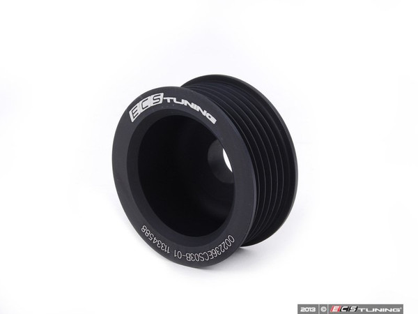 Light Weight Alternator Pulley Black Anodized