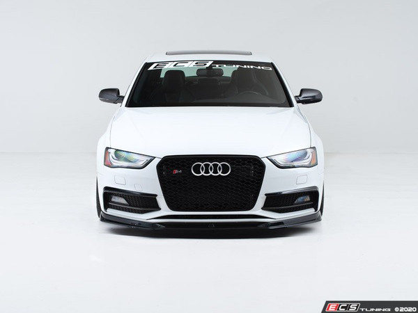 Audi B8.5 S4 / A4 S-Line Facelift Front Lip - Gloss Black
