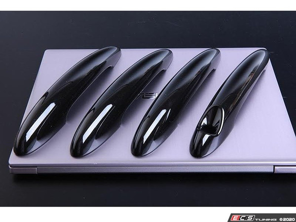 Door Handle Piano Black Cover - Set Of Four