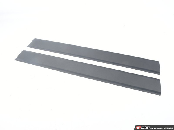 Black Stainless Steel Sill Plate Set - Plain