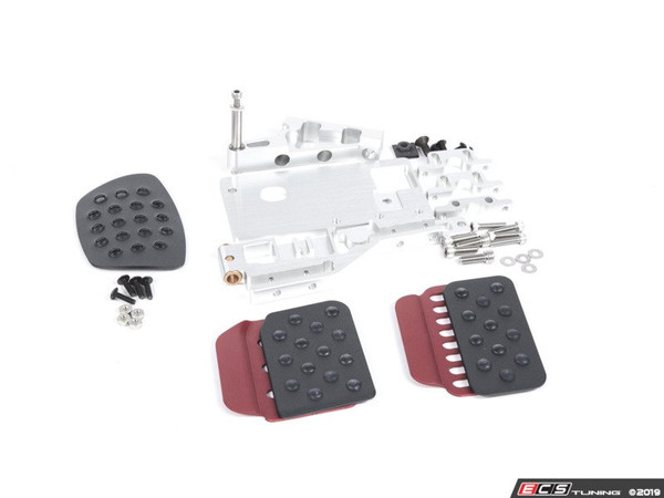 2 Piece Pedal Set - Perforated - Black Pedals / Red Extensions | ES2839347