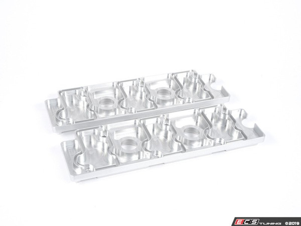 964 Billet Aluminum Upper Valve Cover Pair - Silver