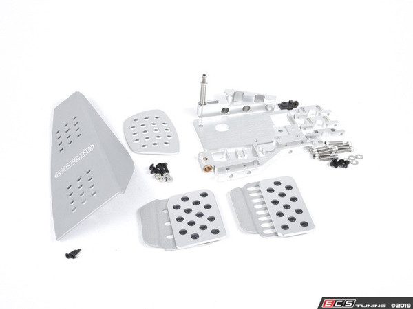 3 Piece Pedal Set - Perforated - Silver Pedals / Silver Extensions | ES2839345