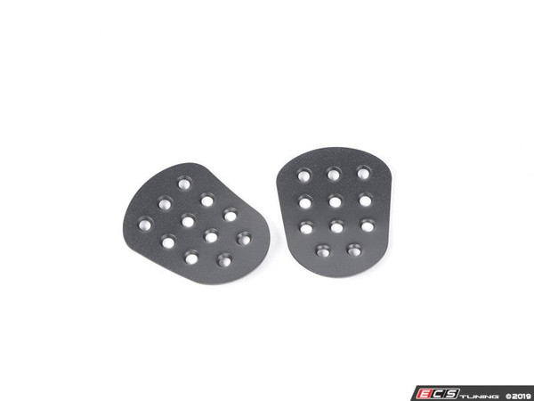 Rennline Perforated Clutch/Brake Pedal - Black