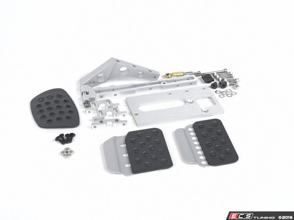 2 Piece Pedal Set - Perforated - Black Pedals / Silver Extensions | ES2839276