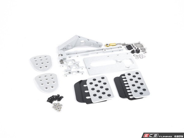 3 Piece Pedal Set - Perforated - Silver Pedals / Black Extensions | ES2839265