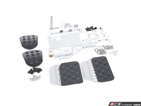 3 Piece Pedal Set - Perforated - Black Pedals / Silver Extensions | ES2839336