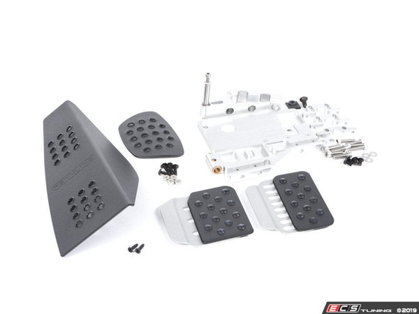 3 Piece Pedal Set - Perforated - Black Pedals / Silver Extensions | ES2839342