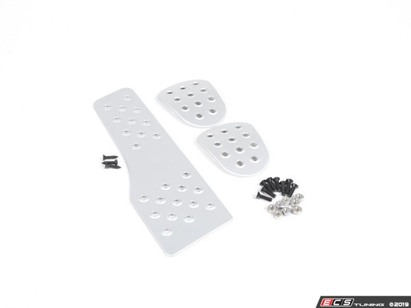 3 Piece Pedal Set - Perforated - Silver | ES2840246