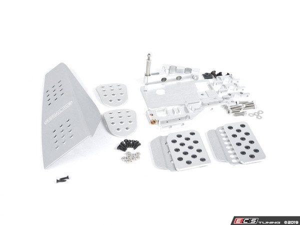 4 Piece Pedal Set - Perforated - Silver Pedals / Silver Extensions | ES2839333