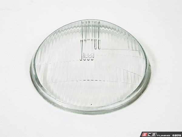 Replacement Headlight Lens - Fluted Asymmetrical H4 - Priced Each
