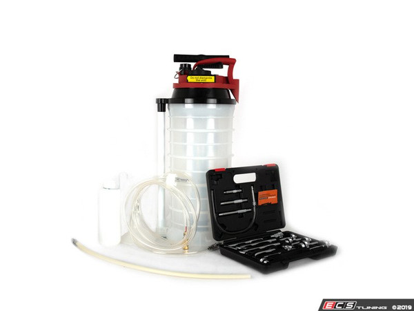 10.5 Liter Manual Extract And Discharge Pump With ATF Filler Adapters