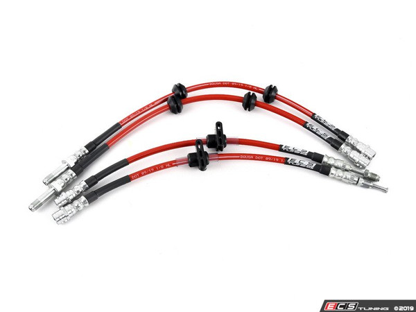 ECS Exact Fit Stainless Steel Brake Lines - Complete Set