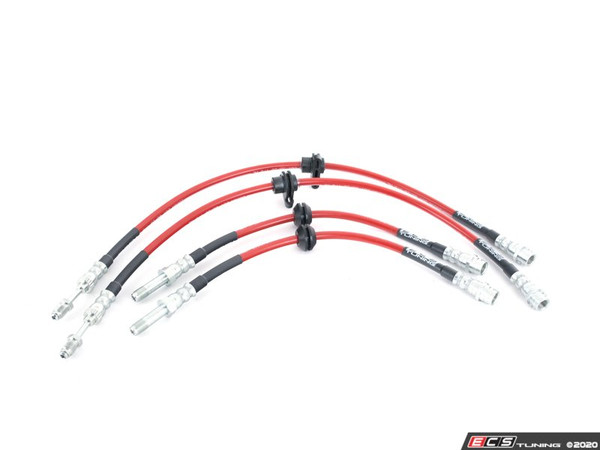 Exact-Fit Stainless Steel Brake Lines - Front & Rear Kit