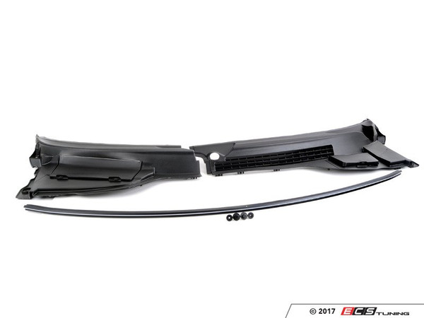Windshield Cowl Cover Kit - R55,R56,R57 With Additional Mounting Strip & Wiper Arm Removal Tool Kit