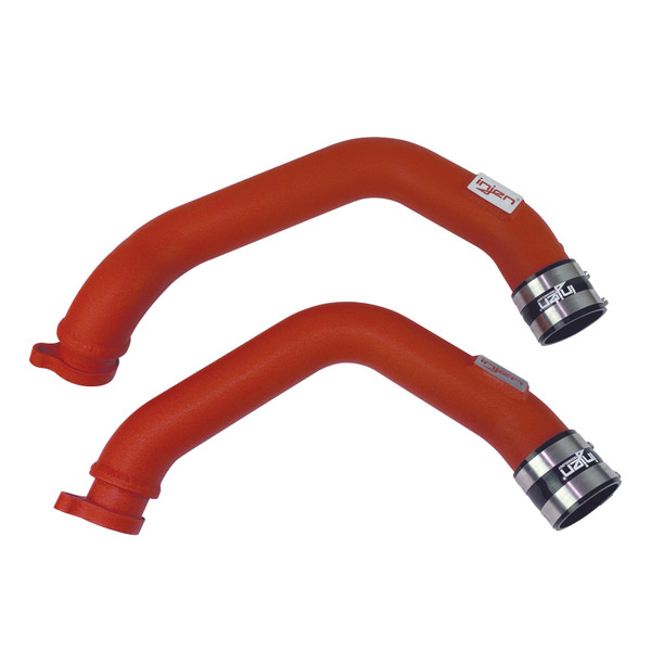Injen SES Intercooler Pipes - Wrinkle Red
