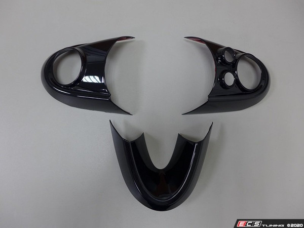 Multifunction Steering Wheel Covers Black Gloss - Set Of 3