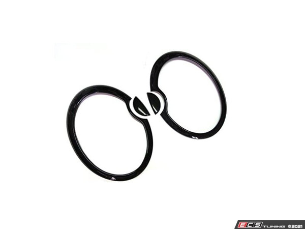 Black Headlight Rings - Set