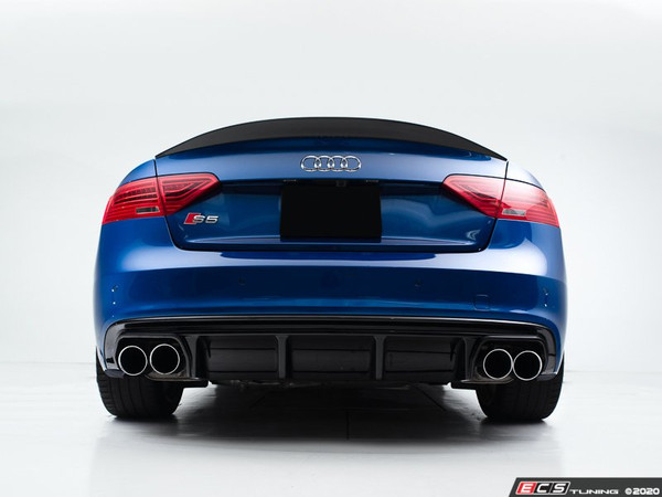 Audi B8.5 S5 / A5 S-Line Rear Diffuser - Gloss Black